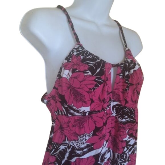 GUESS Pink, Black and White Summer Dress Size Medium - Picture 2 of 3